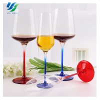 China Promotion Red Glass Wine Bottles Big Wine Glass Cup