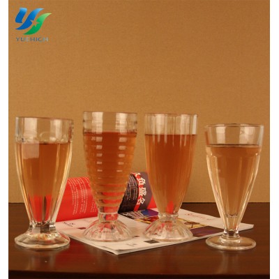 Disposable Glassware Bingo Juicer Glass Dessert Cups For Restaurant