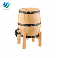 Portable Wood Beer Keg Dispenser